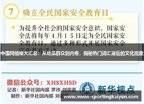 中国网络梗大汇总：从吃瓜群众到内卷，揭秘热门词汇背后的文化现象